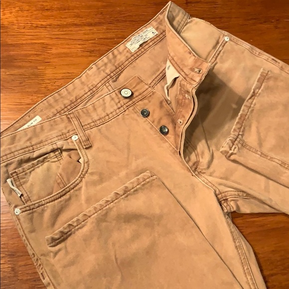 JACK & JONES  Tim Slim Fit 34/34 Tan Jeans (M-73) - Picture 2 of 8